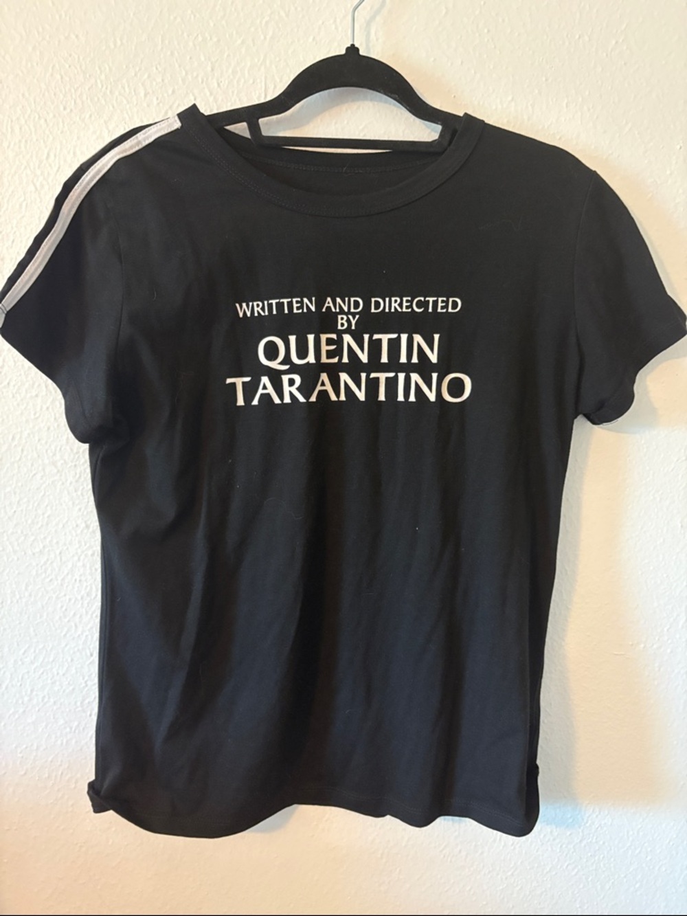 Written and Directed by Quentin Tarantino Graphic Tee in Black and White
